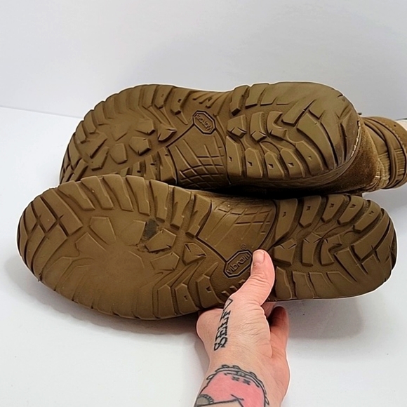 Belleville | C320 tan lace-up combat tactile boots | MENS 11.5 (wide) - Picture 10 of 10